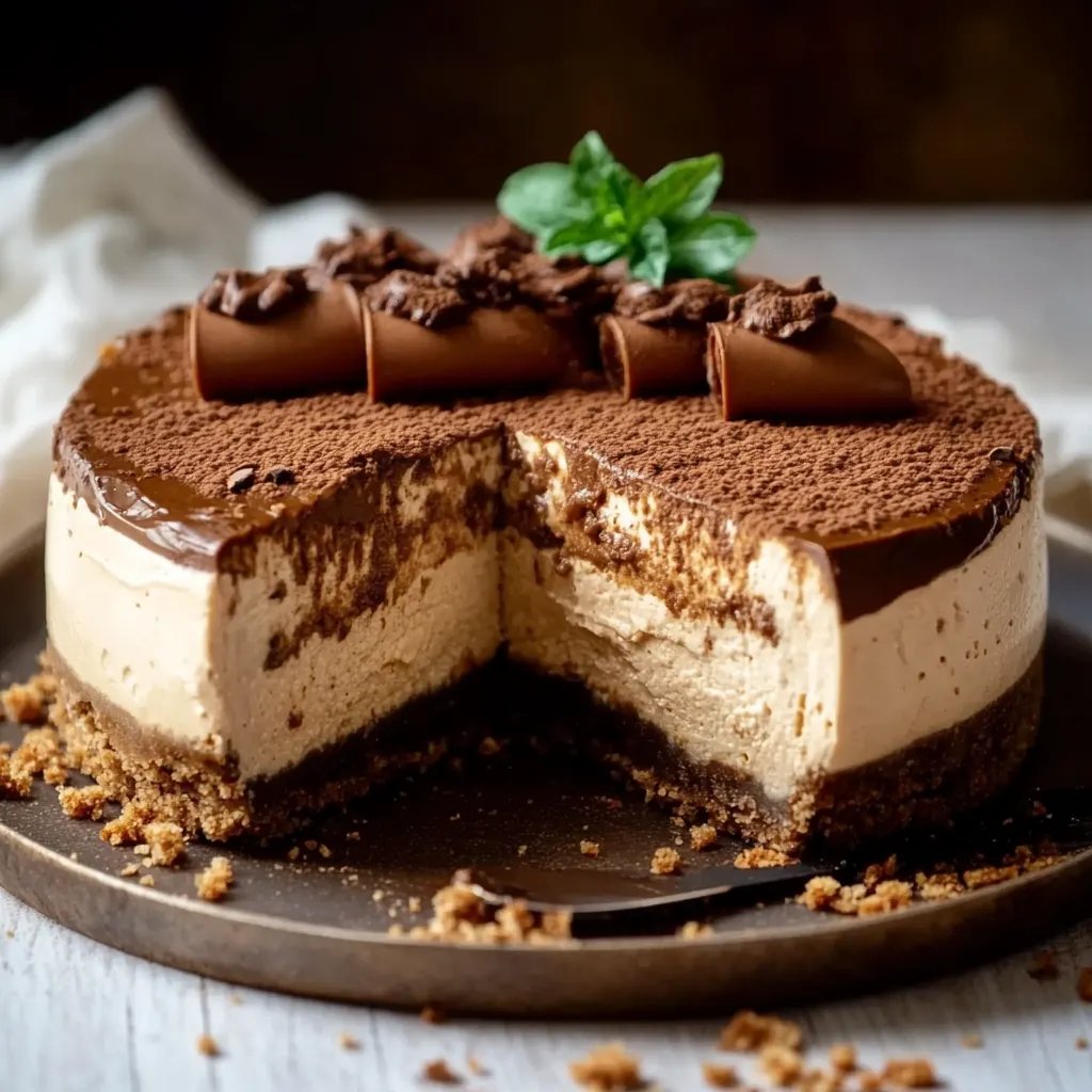 No Bake Biscoff Cheesecake