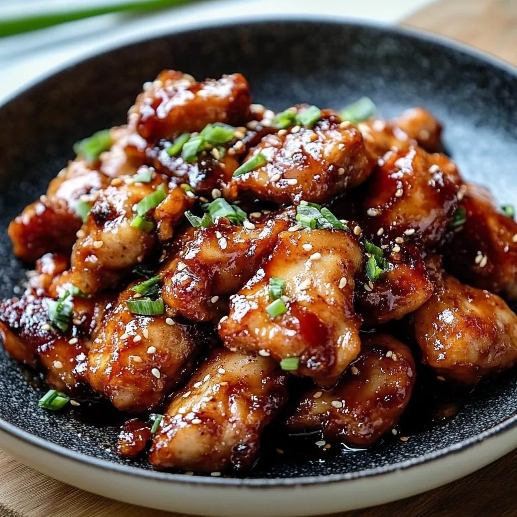 Air Fryer Korean Soy Garlic Chicken Thighs