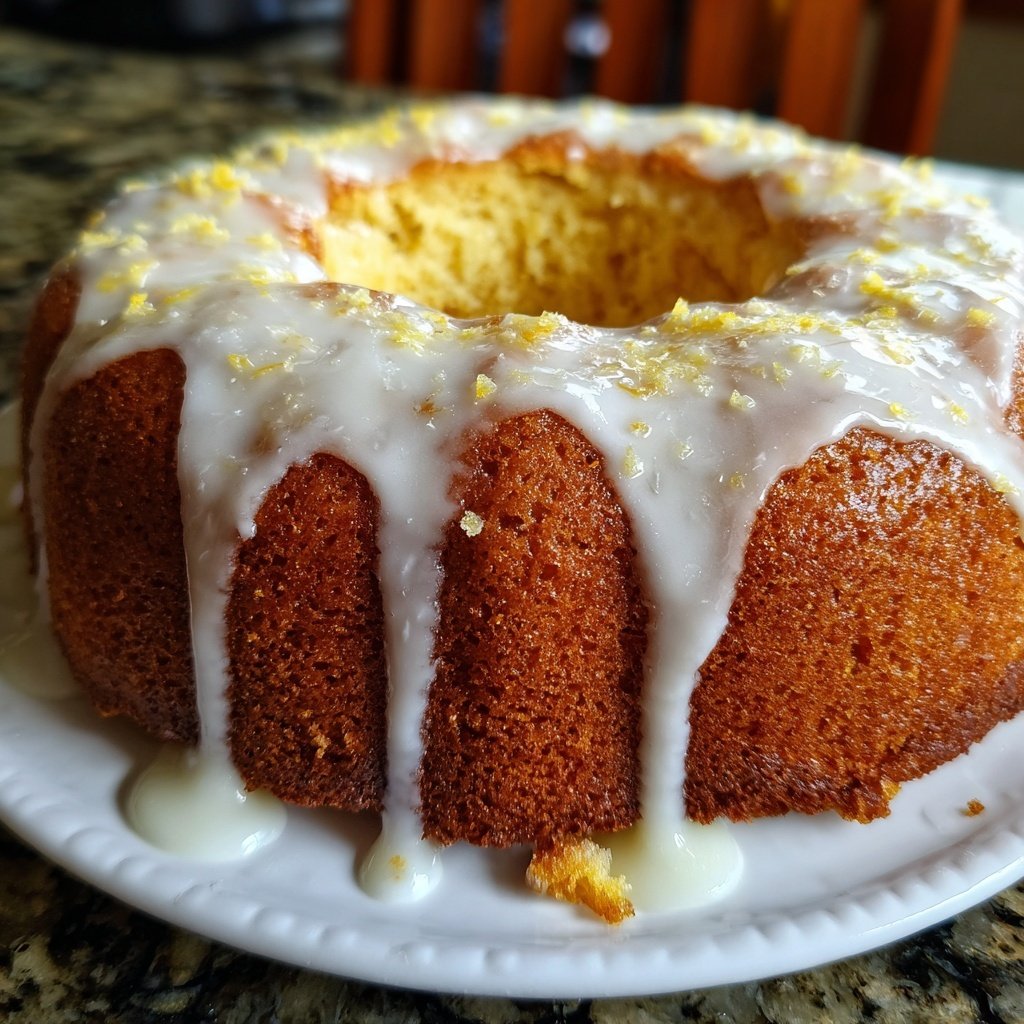 Limoncello Cake With Lemon Glaze