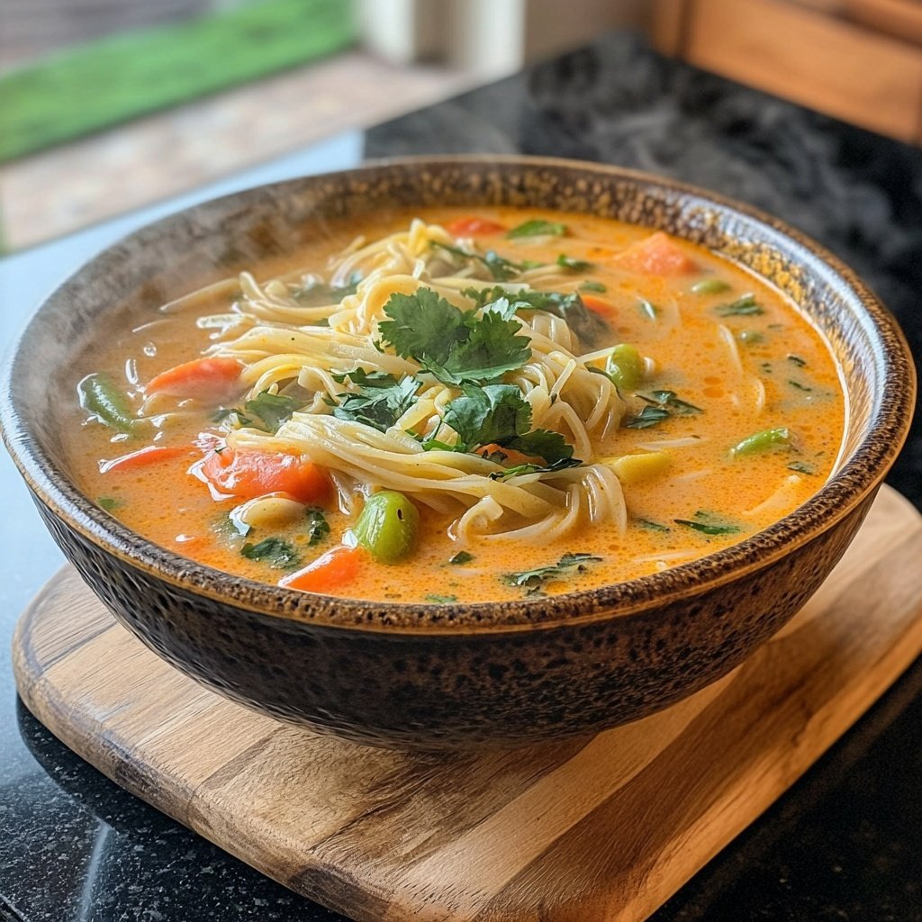 Thai Red Curry Noodle Soup