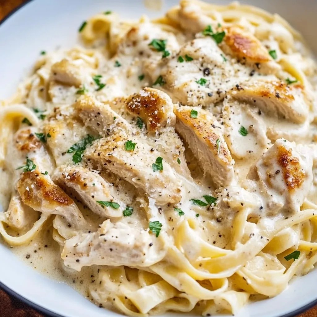 Chicken Fettuccine Alfredo